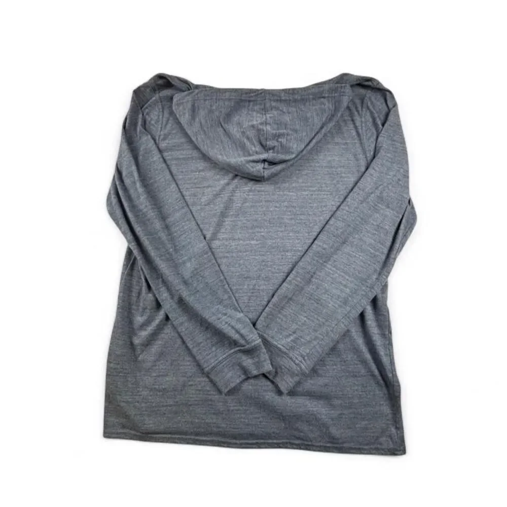 The North Face Heather Blue Hoodie Men's Large Lightweight Outdoor Pullover - Picture 6 of 6